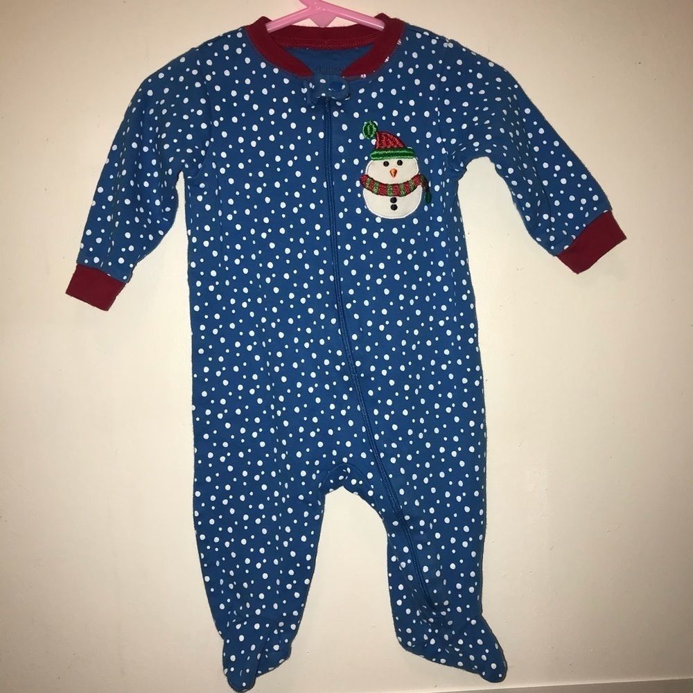 Snow man full body onesie 3-6 months